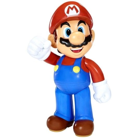 Super Mario figuur Jakks 50 cm Articulatie Pluche Glans