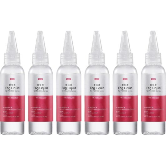 Pack 6x Ulanzi R002 Fog Juice 60 ml (360 ml) – Líquido para Máquina de Humo FM01 Filmog