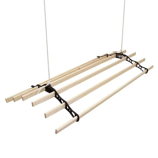 Stendino da soffitto Monster 6 listelli 2 m Nero