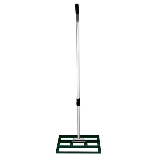 Rastrillo nivelador de césped Monster 50 cm con mango extensible verde