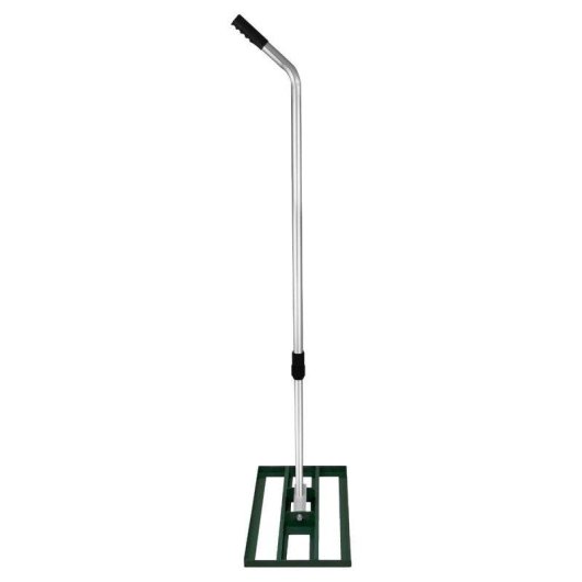 Rastrillo nivelador de césped Monster 50 cm con mango extensible verde