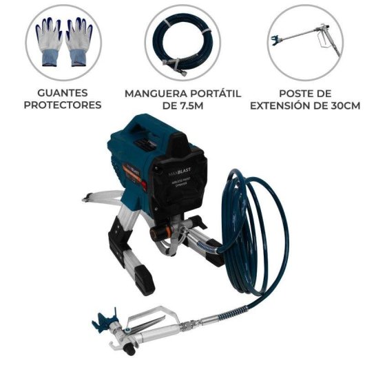 Pistolet de pulverisation sans air Monster Maxblast 650W 2900 psi