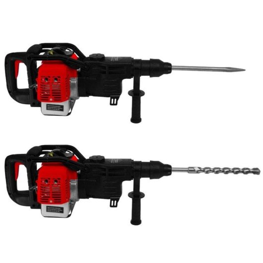 Boorhamer Monster T-mech 2-takt benzinemotor 0,9kW 12kg