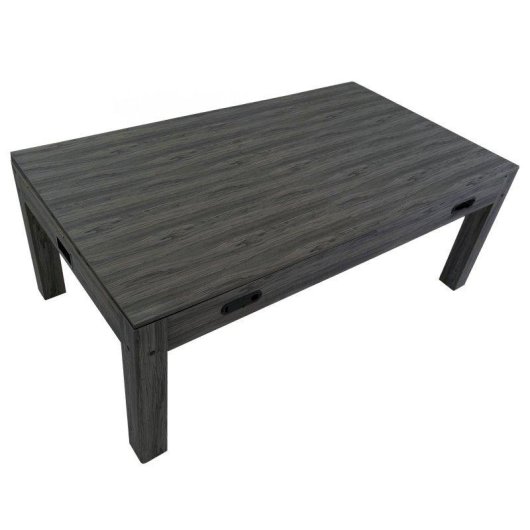 Mesa de juegos Monster 7 en 1 con billar y hockey de aire, gris