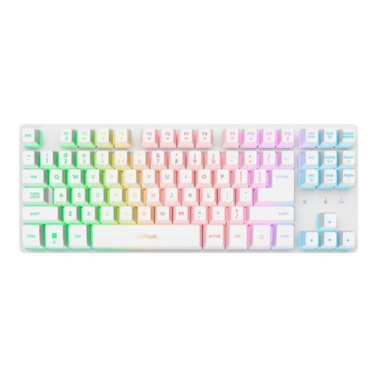 Tastiera Trust GXT 882 TKL wireless con mouse gaming e tappetino XXL