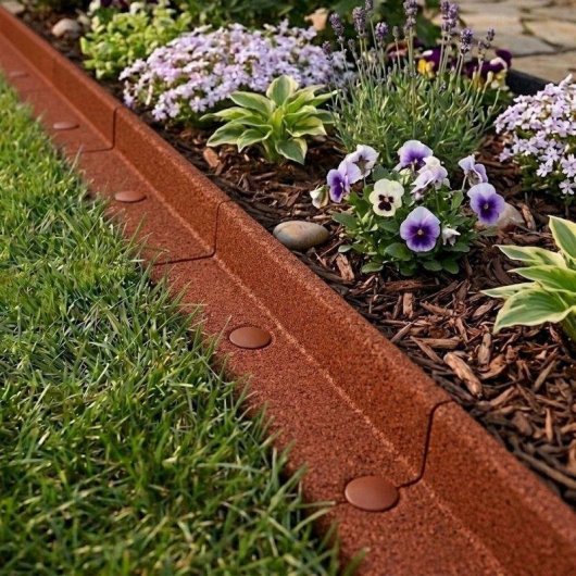 Flexibele tuinrand MonsterShop Terracotta 48m