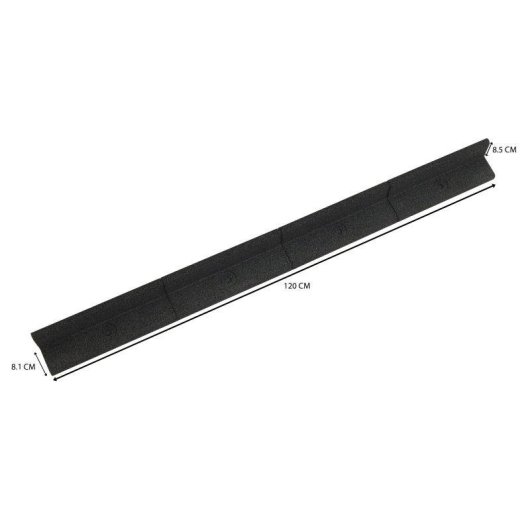 Flexibele Tuinafscheiding MonsterShop 33.6m met Hamer Zwart