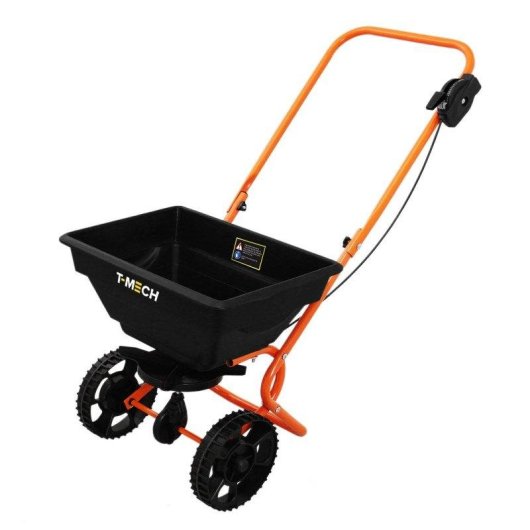 Niveauur de pelouse Monster T-mech 100 cm orange avec épandeur rotatif