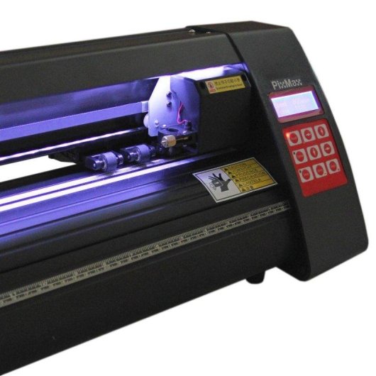 Plotter taglio vinile PixMax 1350 mm LED guida e supporto