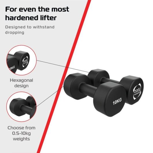 Dumbbell Monster 10 kg Neopreen 2x