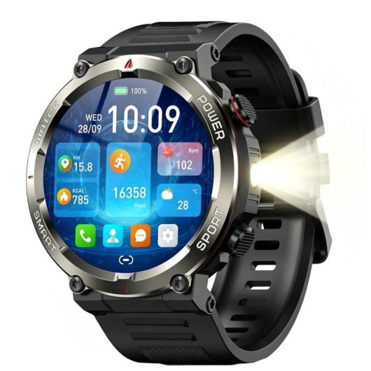 Blackview Smartwatch Militare Bluetooth 960mAh Nero Taglia Unica