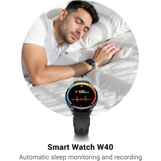 Blackview X20 Bluetooth 1,43'' AMOLED Schwarz Doppelarmband