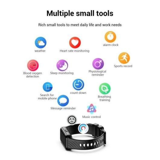 Blackview Sports Watch Bluetooth 1,47'' Preto Bracelete Silicone