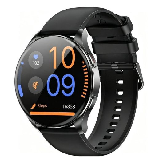 Blackview Smart Watch Bluetooth 1,43'' AMOLED Nero Cinturini Silicone e Nylon