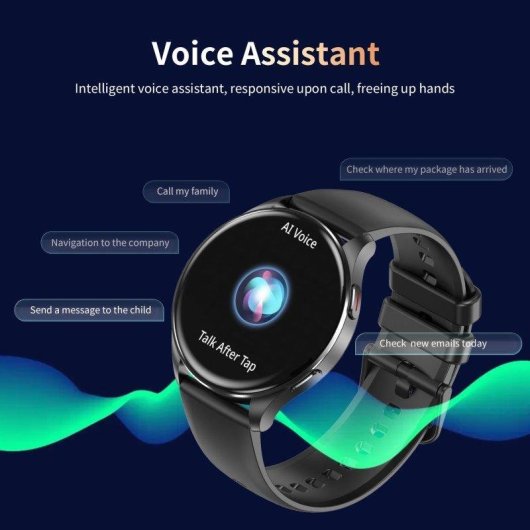 Blackview AMOLED Reloj Intelligent Bluetooth 1,43'' Noir Taille Unique