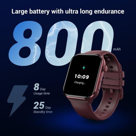 Blackview Smart Watch Bluetooth 1,96'' AMOLED Viola Resistente all'acqua