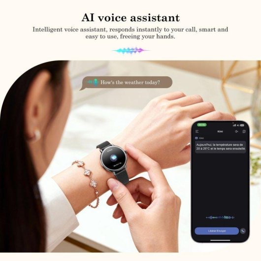 Blackview X30 Bluetooth 1,26'' Nero Smartwatch Donna