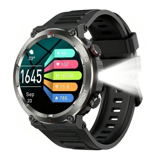 Blackview W50Pro Bluetooth 1,45'' Nero Orologio Outdoor Resistente Uomo