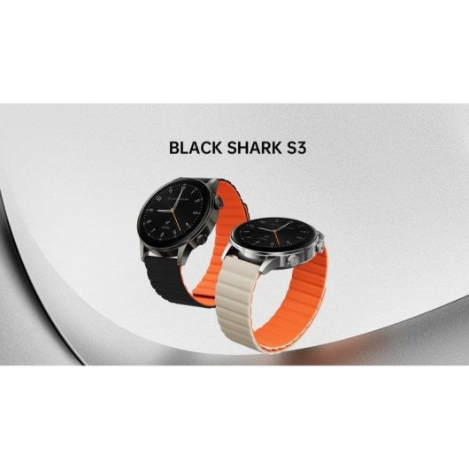 Black Shark S3 GPS AMOLED 1,43" Plata Correa magnética