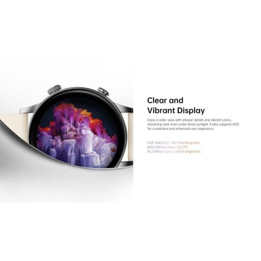 Black Shark S3 GPS AMOLED 1,43" Plata Correa magnética