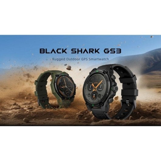 Black Shark GS3 GPS AMOLED 1,43'' Preto GPS 21 Dias Autonomia