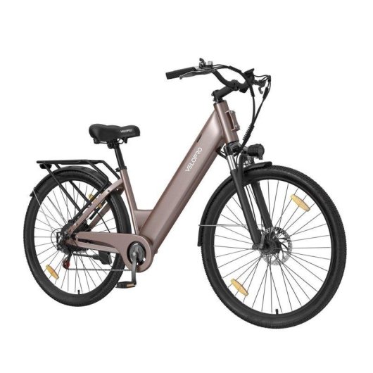 Bicicleta Elétrica VELOPRO C1 250 W Bateria 36 V 13 Ah Portaequipagens