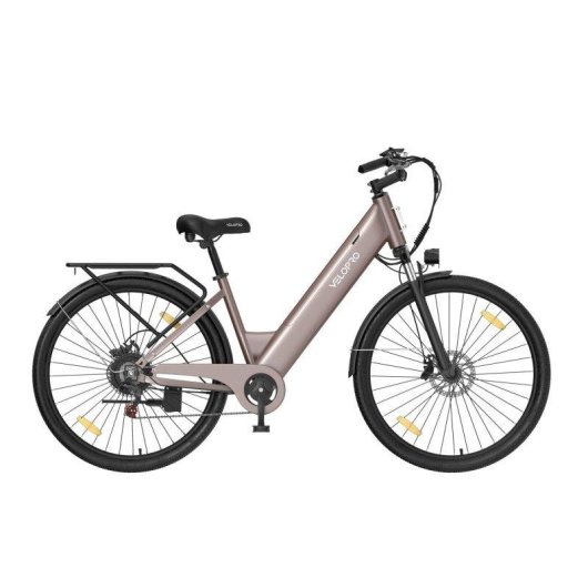 Bicicleta Elétrica VELOPRO C1 250 W Bateria 36 V 13 Ah Portaequipagens