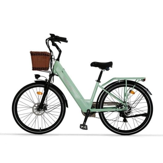 Bicicletta elettrica Cysum X-city 250w 48v10.4ah 26" Pneumatici Verde