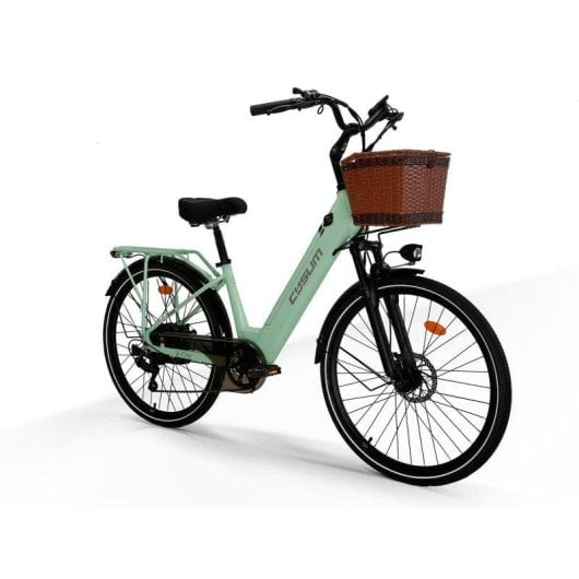 Bicicletta elettrica Cysum X-city 250w 48v10.4ah 26" Pneumatici Verde