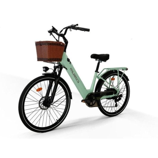 Bicicletta elettrica Cysum X-city 250w 48v10.4ah 26" Pneumatici Verde