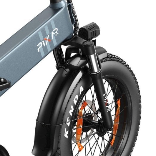 Velo electrique Pixar F2 250W 48V15Ah Frein a Disque Gris