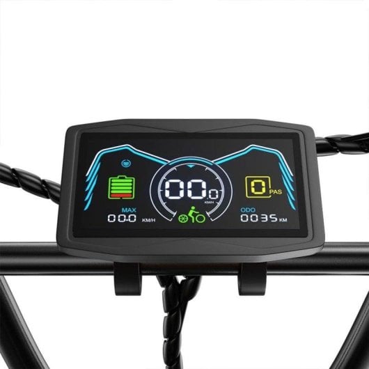 Bicicletta Elettrica VELOPRO M9 250W 48V 35Ah 20 Pollici Pneumatici Larghi Nero