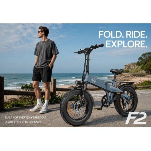 Vélo électrique Pixar F2 250W 48V15Ah Frein à disque Pliable Noir