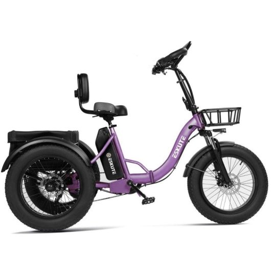 Bici Eléctrica Plegable Eskute T302 Pro 250 W 48 V 20,8 Ah Morada