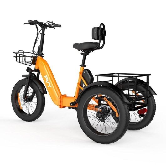 Triciclo PVY F20 48V21Ah 80km Arancione