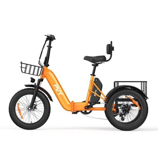 Triciclo PVY F20 48V21Ah 80km Arancione