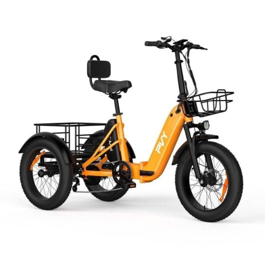 Triciclo PVY F20 48V21Ah 80km Arancione