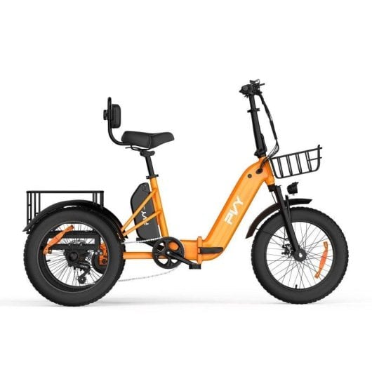 Triciclo PVY F20 48V21Ah 80km Arancione