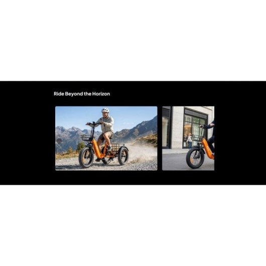 Triciclo PVY F20 48V21Ah 80km Arancione