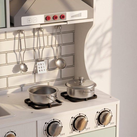 Cocina Infantil AIYAPLAY con Luces y Sonidos Realistas