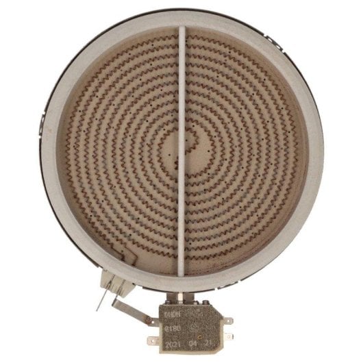 Plaque radiante Whirlpool 1800 W 200 mm pour vitrocéramique