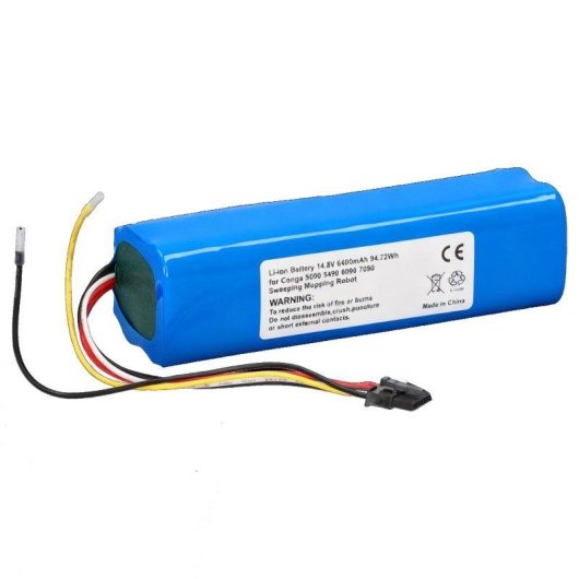 Batería Cecotec Conga 5090 5490 6090 7090 14.8V 6400 mAh