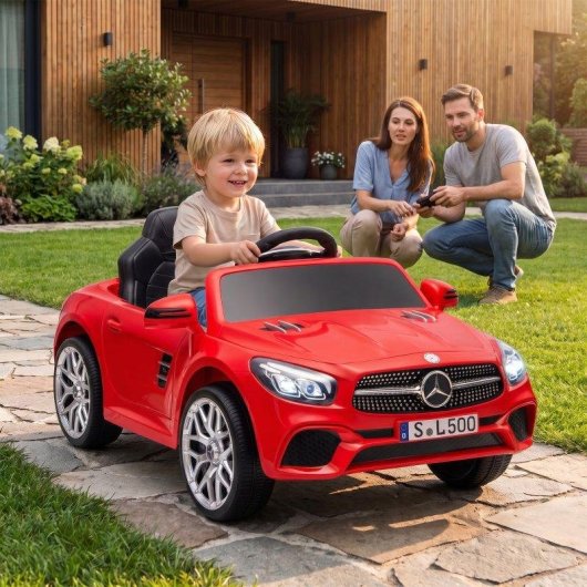 Carro eletrico Mercedes-Benz SL500 12V com comando