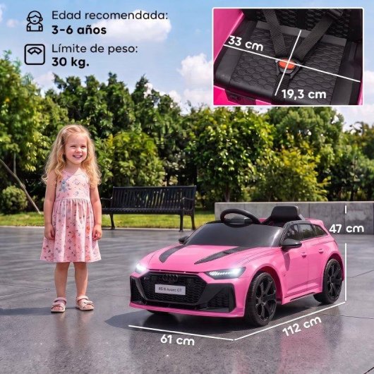 Coche Eléctrico Infantil Aiyaplay Audi RS 6 Avant GT 12V Mando 2.4G