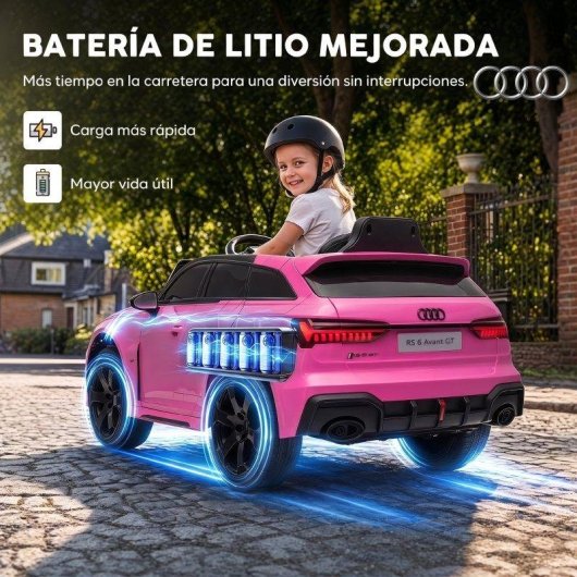 Coche Eléctrico Infantil Aiyaplay Audi RS 6 Avant GT 12V Mando 2.4G