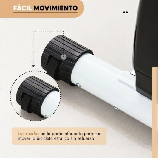 Bicicleta estatica SPORTNOW A90-360V00BK 8 Niveis Resistencia