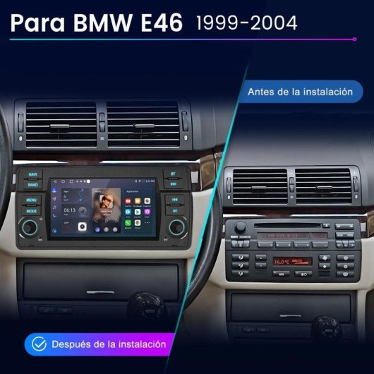 Android CarPlay Autoradio BMW E46 2+64 GB