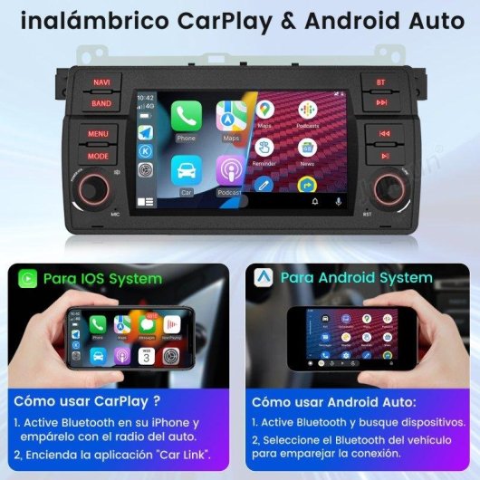 Android CarPlay Autoradio BMW E46 2+64 GB