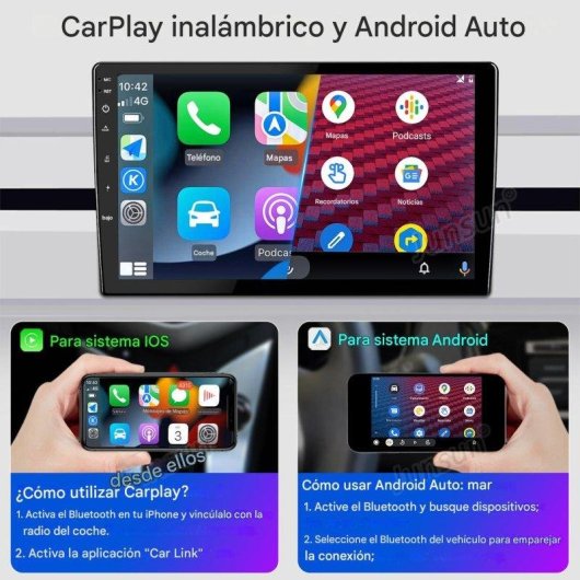Unità CarPlay Android15 2+64GB per Polo VW 9N