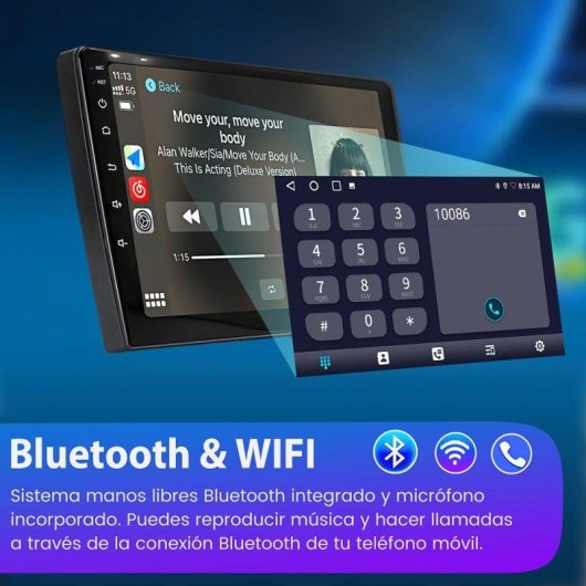 Autoradio JUNSUN 9'' Carplay Android15 Seat Altea